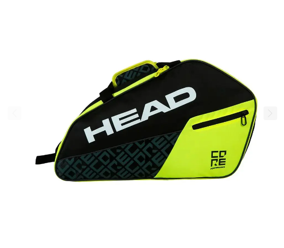 Head Core Padel Combi Bag Black And Yellow