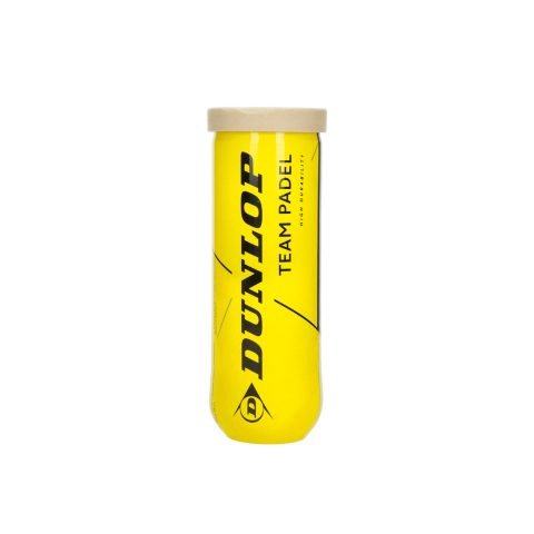 Dunlop Team Padel Balls 601553 (Tube of 3)